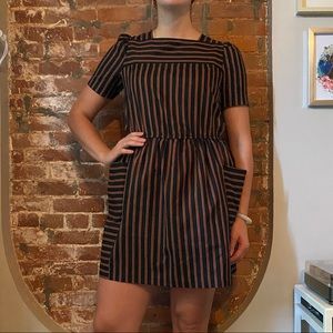 Vintage striped mini dress